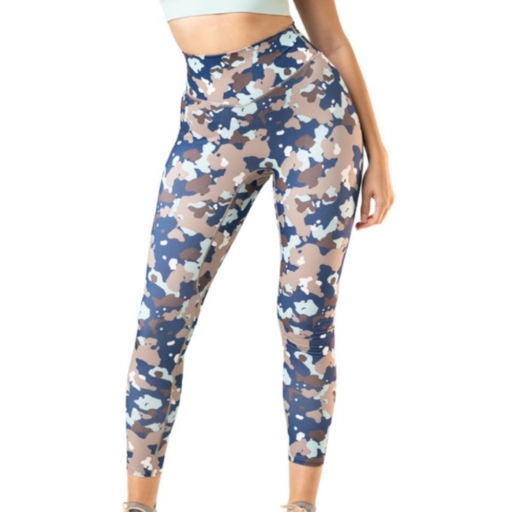 Balance Athletica Ascent Pant Ocean Breeze Camo Size XS